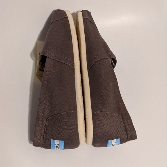 Toms New! Toms Grey Ash Canvas Loafers Size 9.5 @s1 - Picture 9 of 9